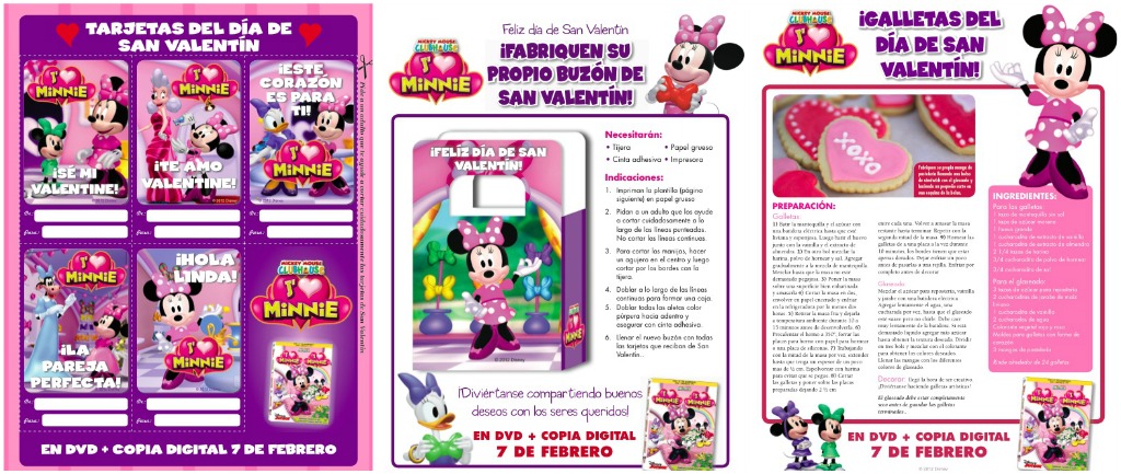 Disney, Minnie, san valentin, valentines day, activities